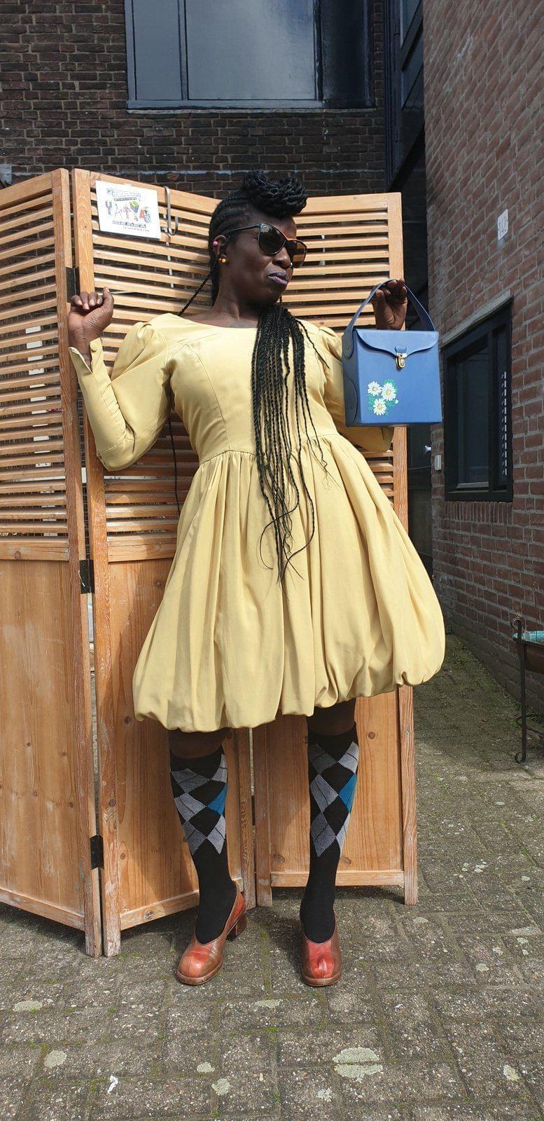 1980's Vintage Dress by Miguel Maicus Paris