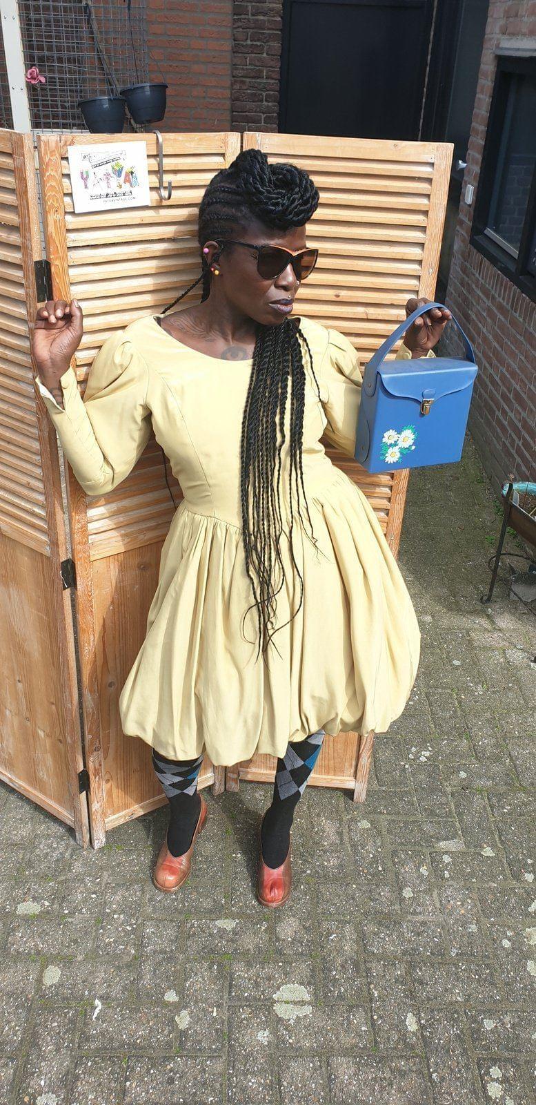 1980's Vintage Dress by Miguel Maicus Paris