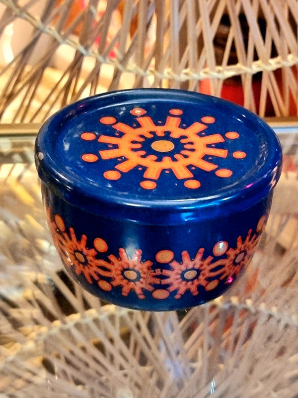 Vintage Enamel Bin