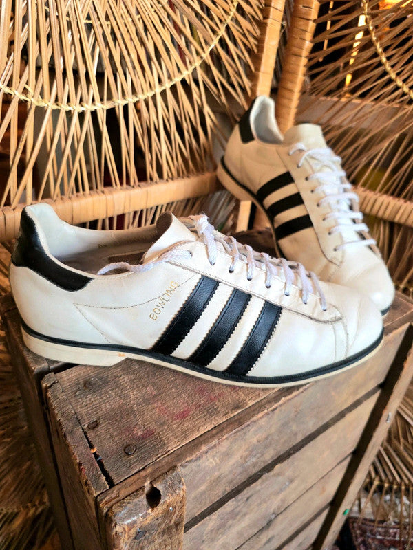 Rare Vintage 70s / 80s Adidas Bowling Sneaker Trainers