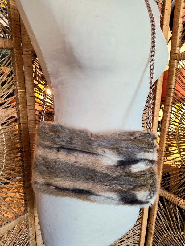 Vintage Custom Fur Handbag