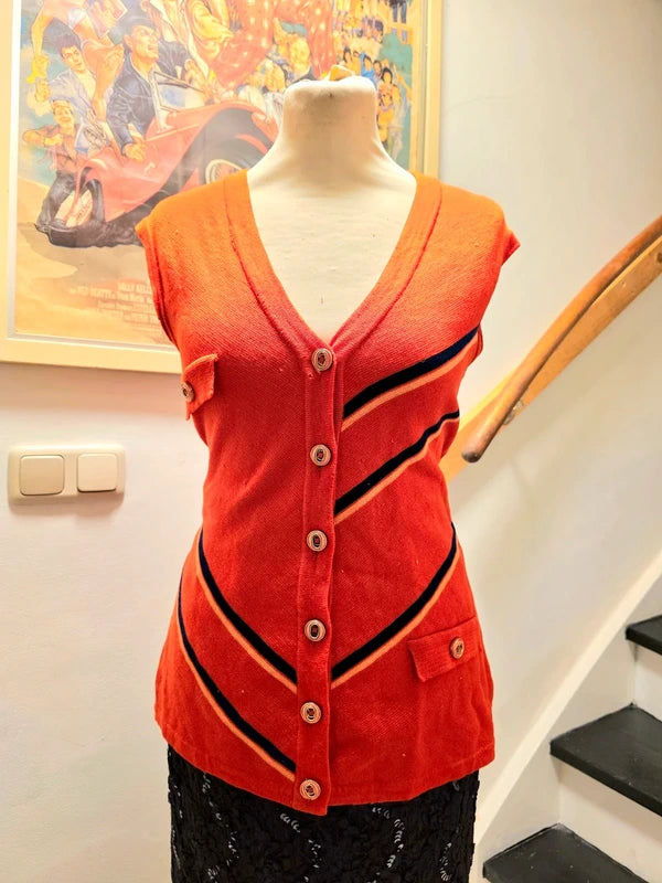 Vintage 70's 4 Castella Gillet / Waistcoat