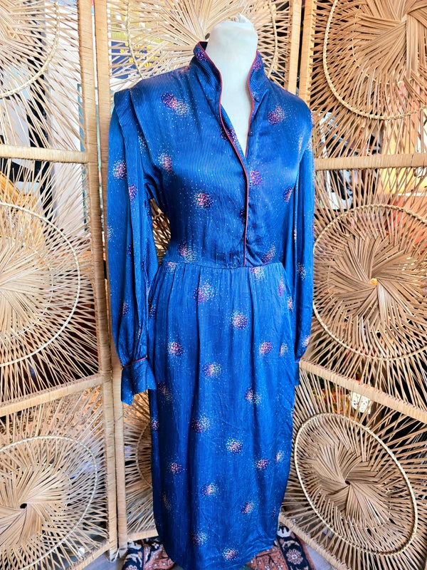 Vintage 70's Roger Mahr Midi Dress