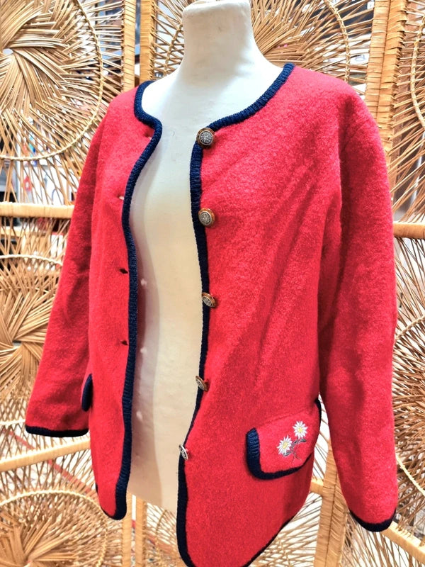 Vintage Top Sprit Swiss Concept Cardigan