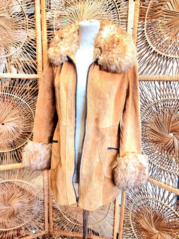Vintage 70's Suede Penny Lane Coat