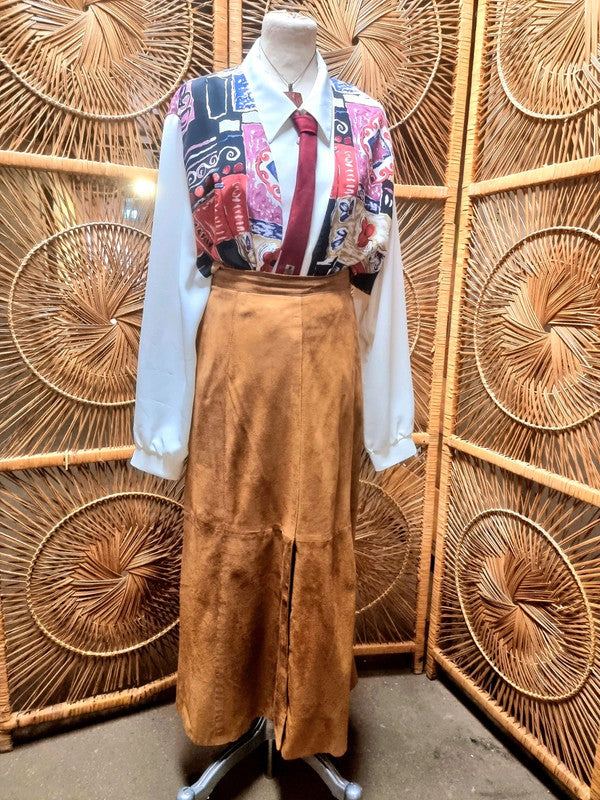 Vintage 80's Leather Skirt