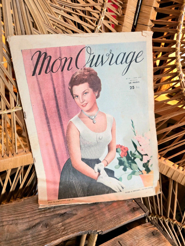 Vintage 1953 Mon Ouvrage Magazine