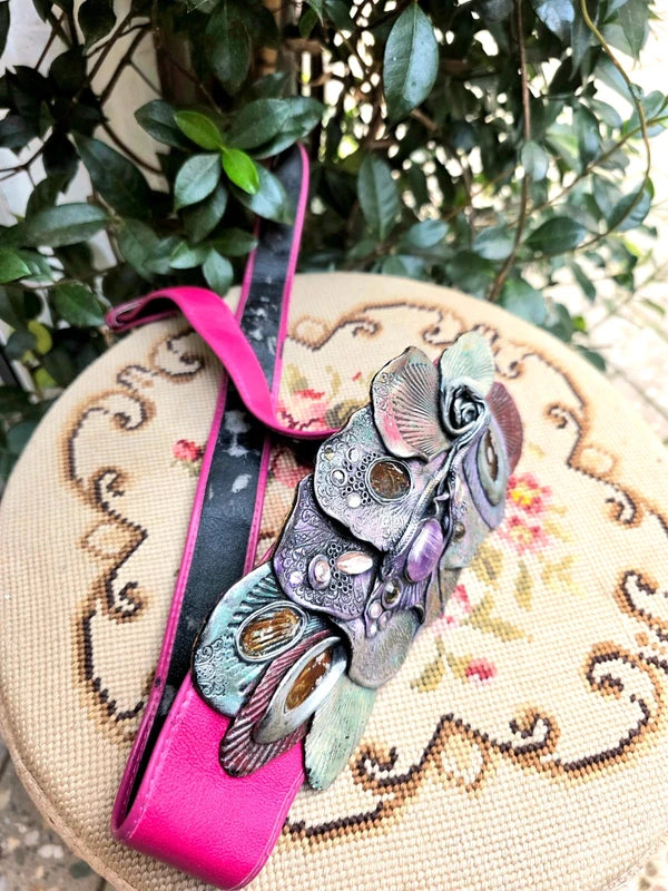 Vintage 80´s Jewelled Belt