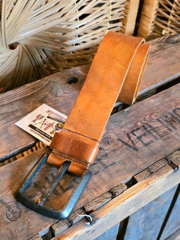Vintage Gabbiano Denim leather belt