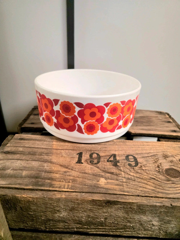 Vintage Arcopal 'Made in France' Glass Bowl
