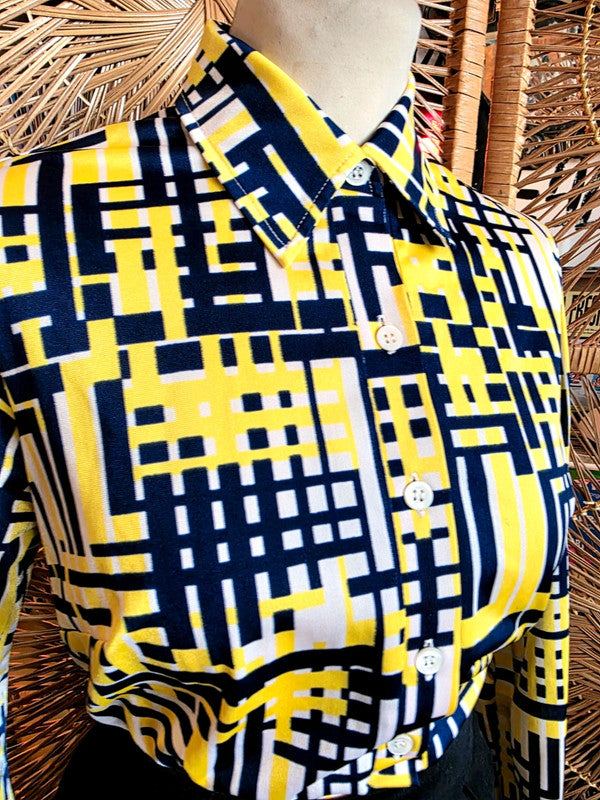 Vintage 70s Devernois Blouse
