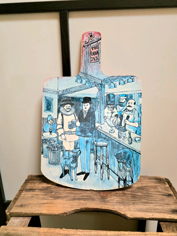 Vintage British-Made Cutting Board