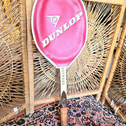 Vintage Dunlop Saturne Wooden Tennis Racket