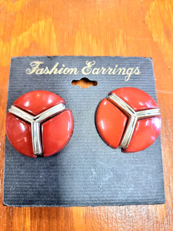 Deadstock Brand New Vintage 80s Clip-on Earrings