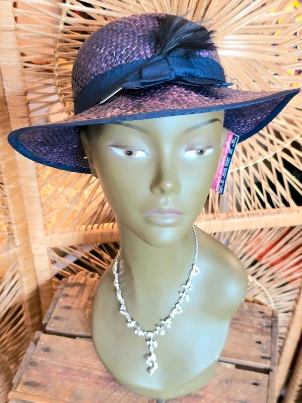 Vintage 80's Rhinestone Statement Necklace