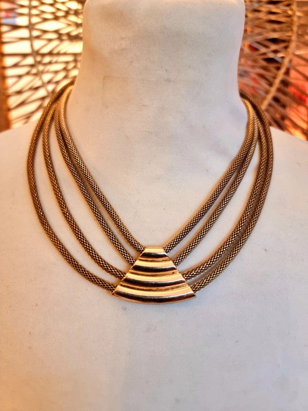 Vintage 80's Mesh Necklace