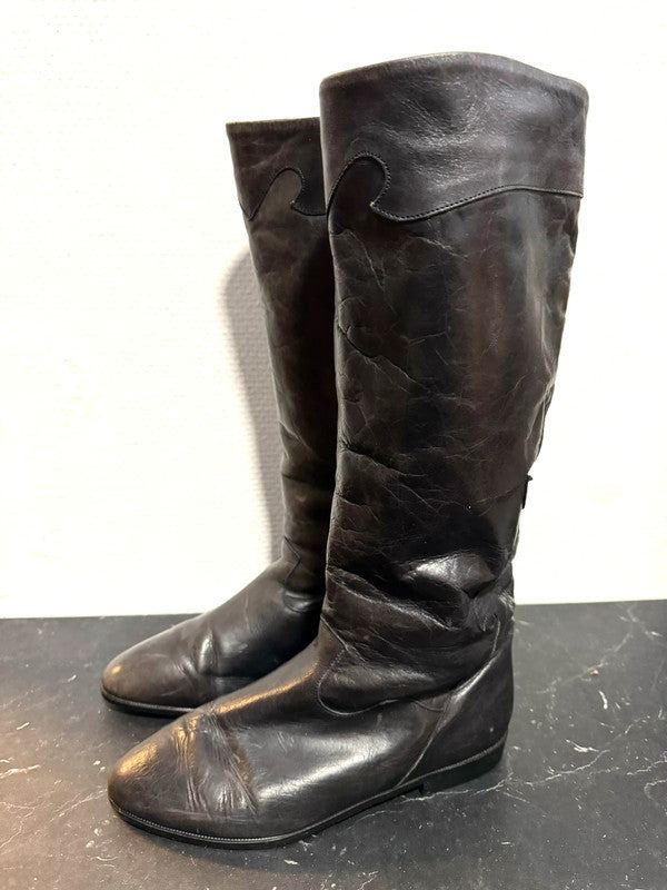 Vintage 80s pull up boots
