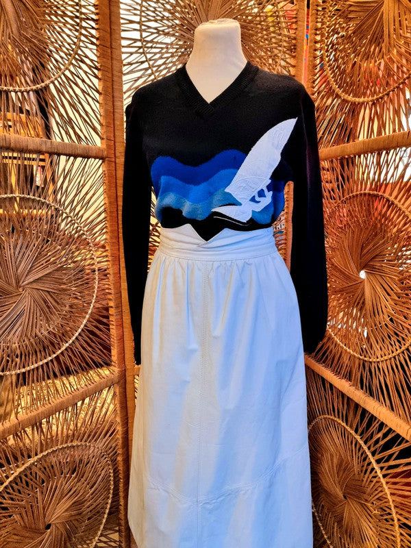 Vintage 80's Leather Skirt