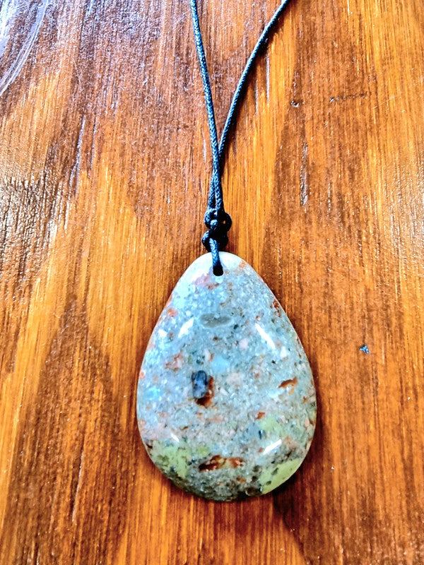 Chrysoprase Stone Pendant Necklace