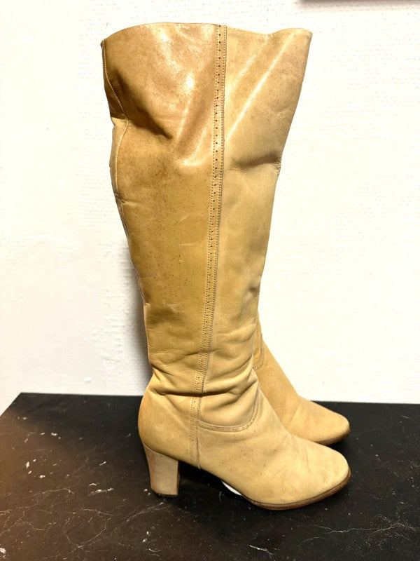 Vintage 80s zip up boots