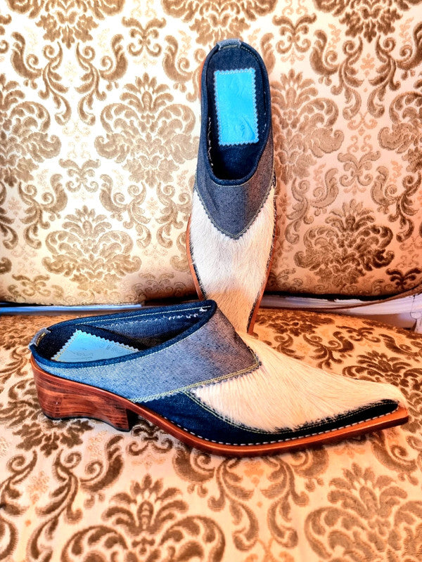 Brand New Western "Chick on a Mission " Slip on Shoes