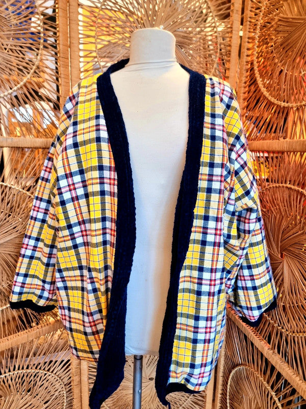 Vintage 80s Reversible Warm Cardigan