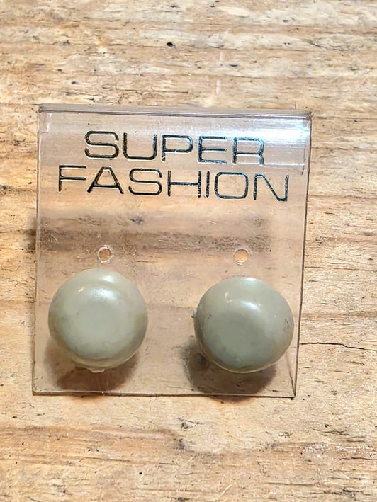 Vintage Deadstock 80s Brand New Pierced Earrings