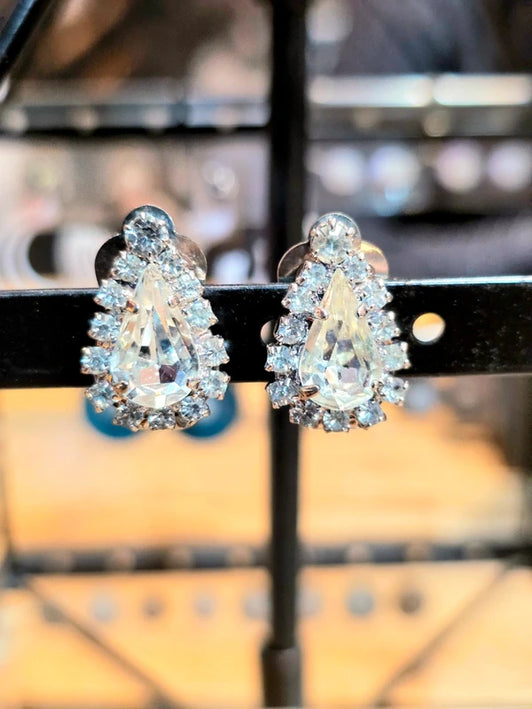 Vintage 1950's Clip-On Earrings