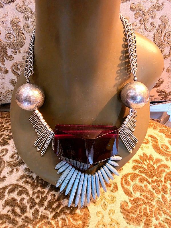Vintage 70's/80's Art Deco Necklace