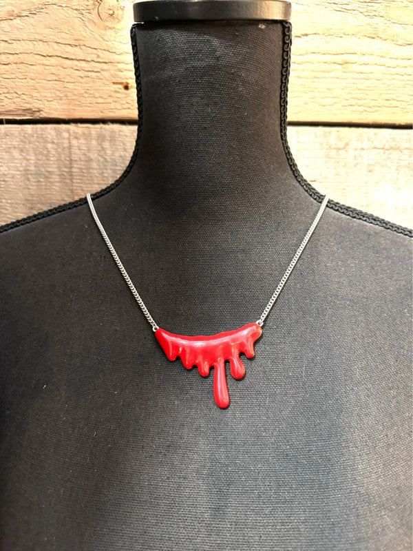 Vintage Fake Blood Necklace