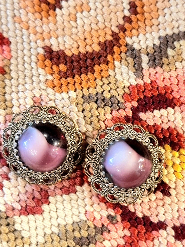 Vintage 80's West Germany Clip-On Earrings