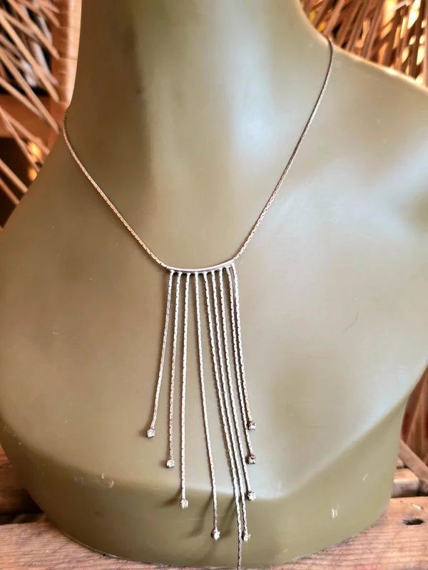 Vintage 90's Dangle Chain Necklace