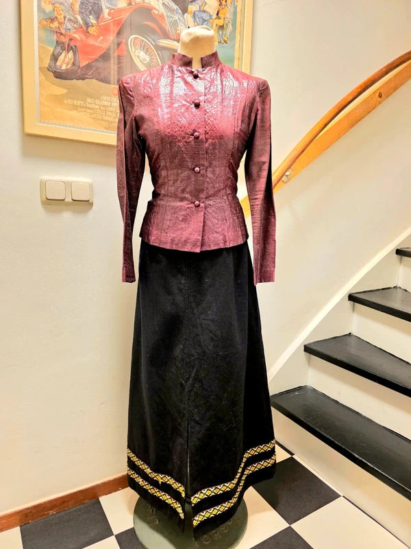 Vintage 70's Wool Maxi Skirt