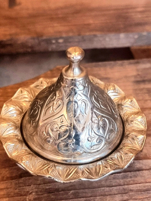 Vintage 90s Traditional Turkish Delight Server