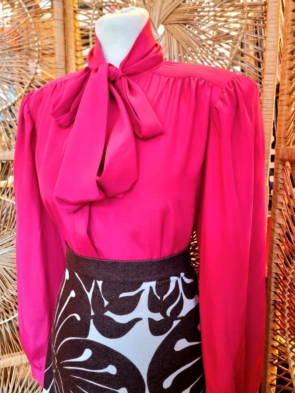 Vintage 1980's Edgar Vos Boutique Secretary Shirt