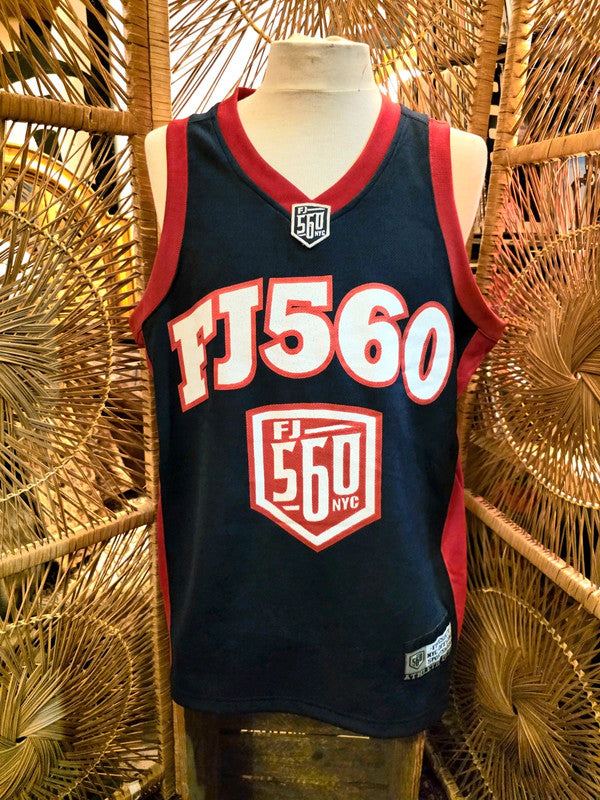 Vintage 90s Fat Joe's 560 Basketball Jersey.
