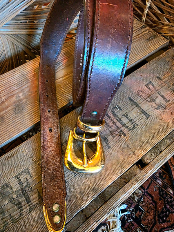 Vintage Leather Pino Belt