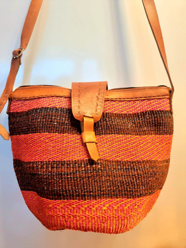 Brand New Kenyan Sisal Shoulder Bag