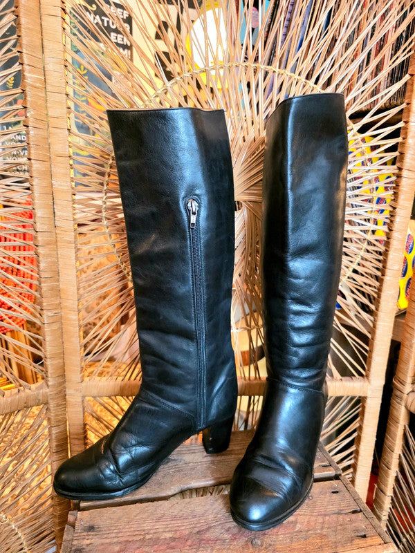 Vintage 80's Leather Boots