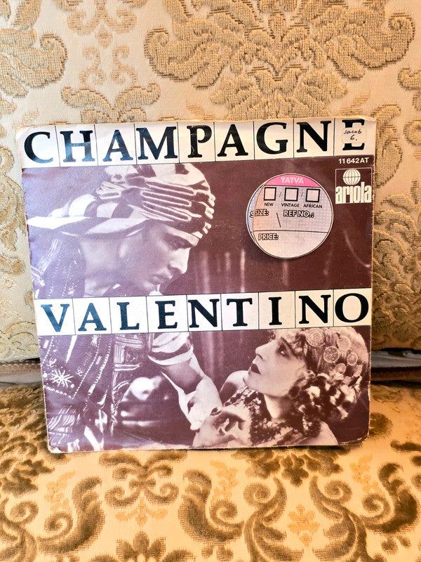 Champagne – Valentino Vinyl Record