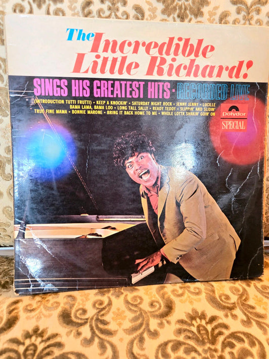 Little Richard – The Incredible Little Richard! Sings His Greatest Hits - Recorded Live Vinyl Record