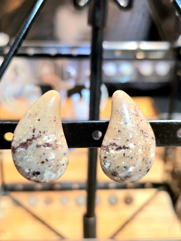 Vintage 80's Lucite Clip-On Earrings