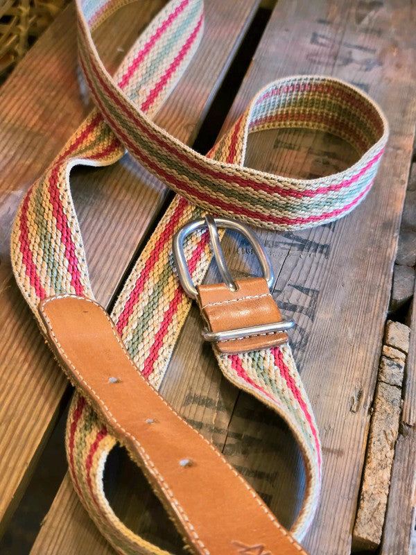 Vintage New Man Striped Belt