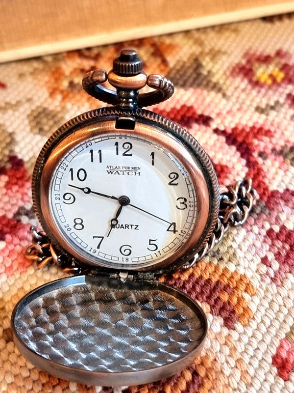 Vintage Atlas for Men Pocket Watch