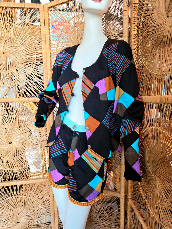 Vintage 70s Lady Dress Modell 2-Piece Suit