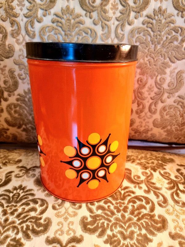 Vintage 70's Storage Tin