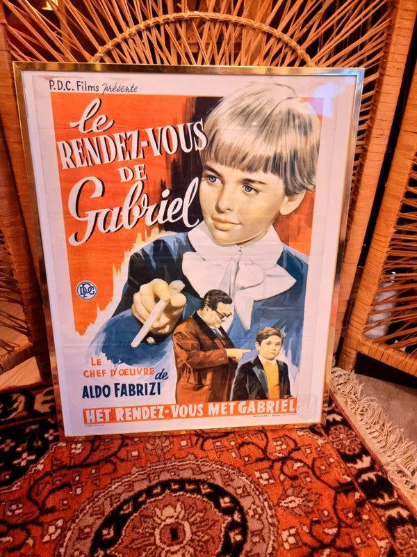 Vintage Le rendez-vous De Gabriel Poster