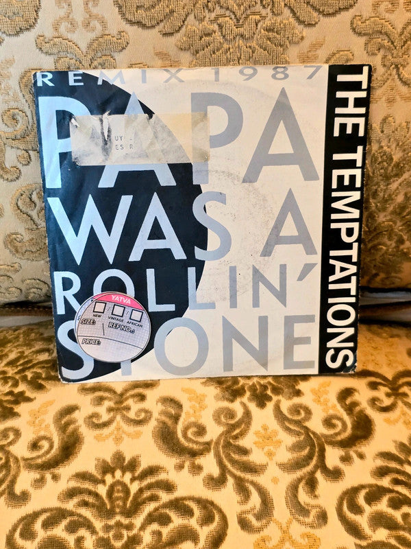 The Temptations – Papa Was A Rollin' Stone Remix 1987 Vinyl Record