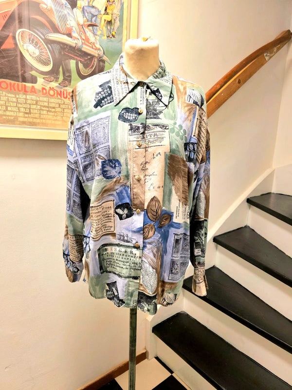 Vintage 1990's Print Shirt