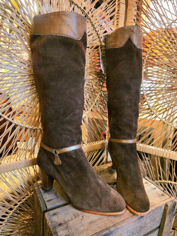 Vintage 70s / 80s Suede Boots